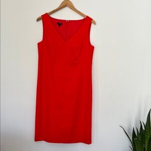 Talbots Vibrant Red Midi Dress
